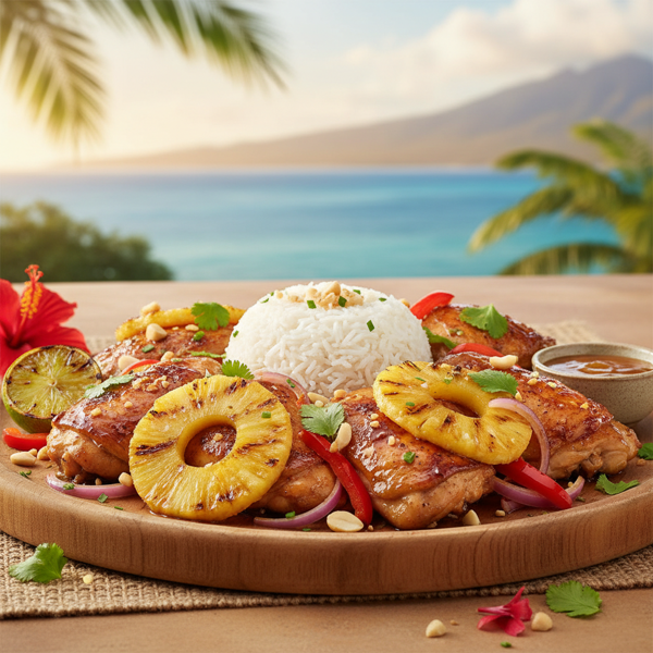 Tropical Hawaiian Chicken Delight recipe