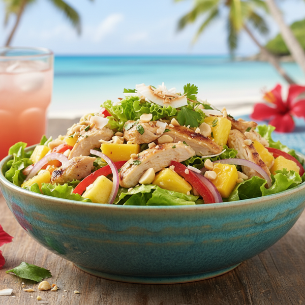 Tropical Hawaiian Chicken Salad recipe
