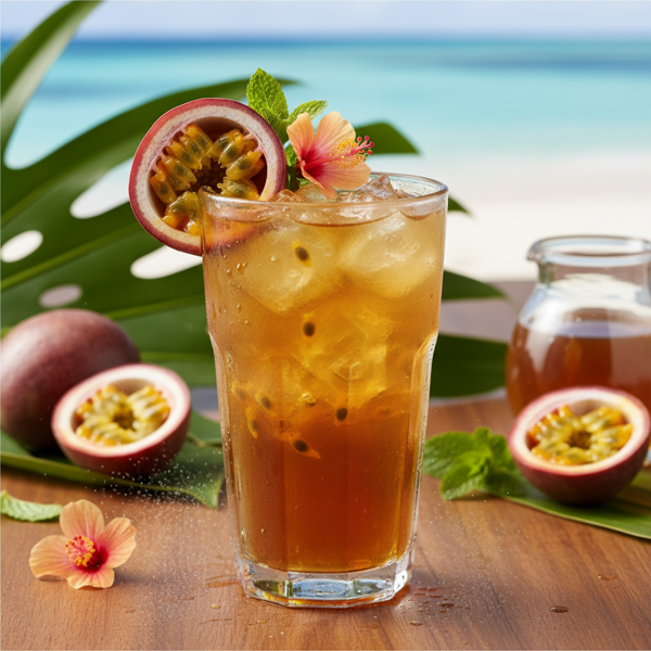 Tropical Hawaiian Passion Fruit Iced Tea recipe