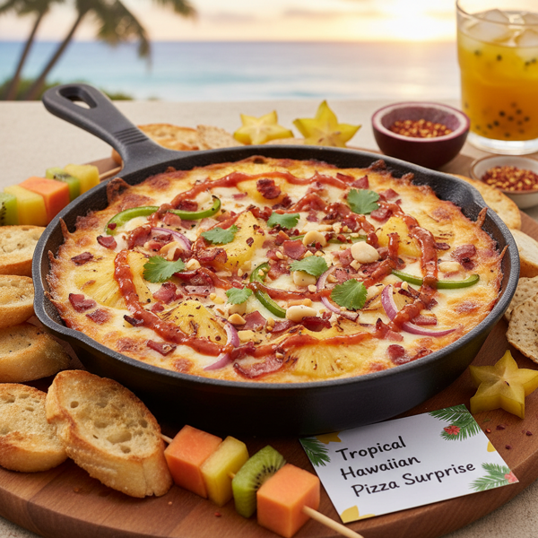 Tropical Hawaiian Pizza Dip Surprise recipe