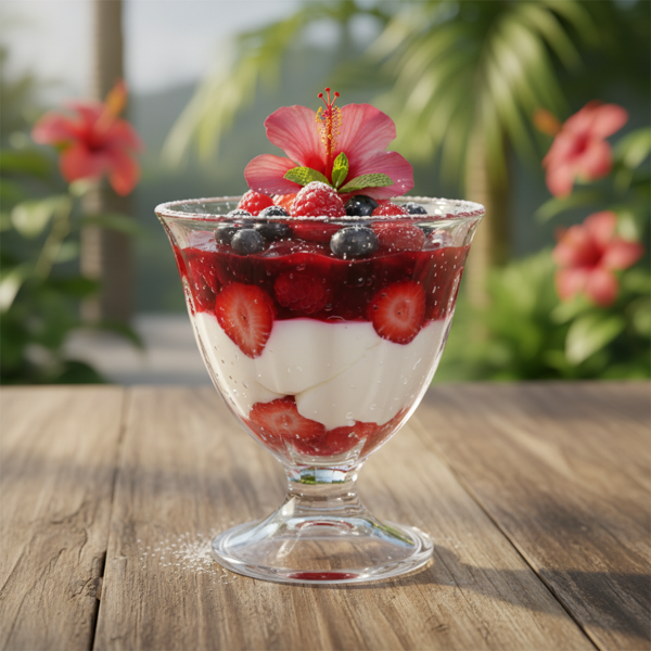 Tropical Hibiscus Berry Delight recipe