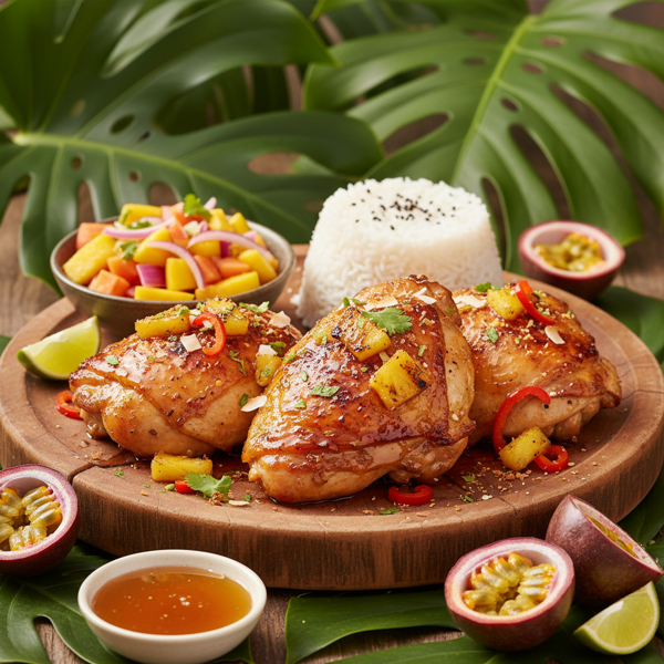 Tropical Honey Glazed Chicken recipe