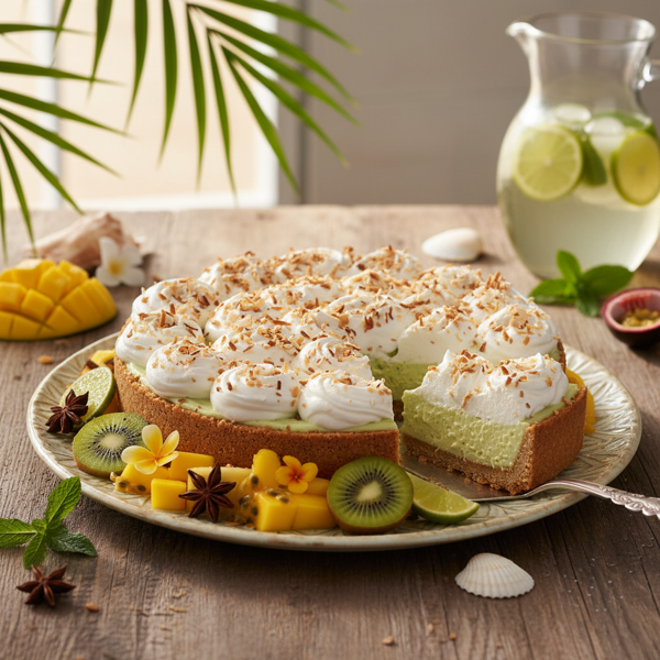Tropical Key Lime Bliss Pie recipe