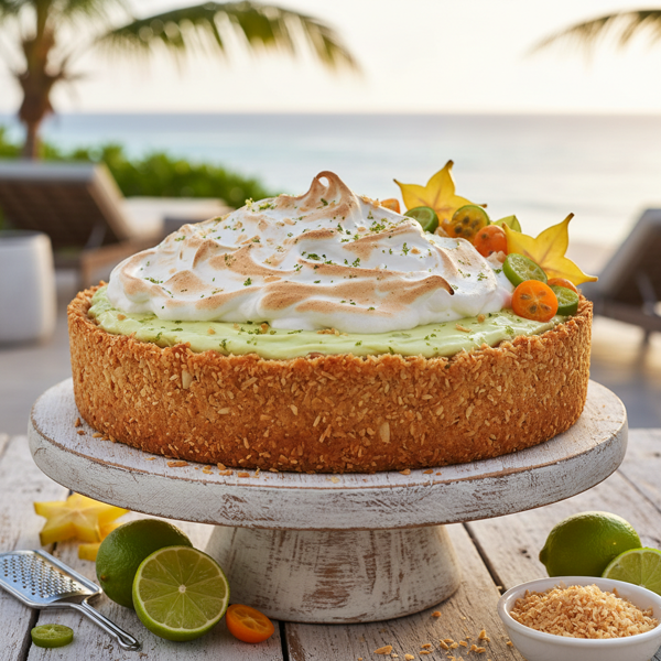 Tropical Key Lime Dream Pie recipe