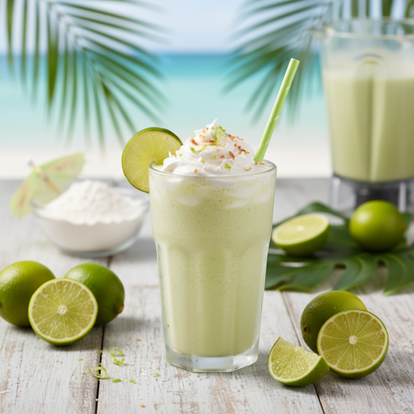 Tropical Key Lime Protein Smoothie recipe