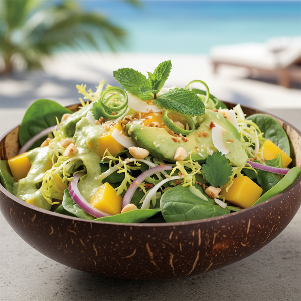 Tropical Lime Cream Salad recipe