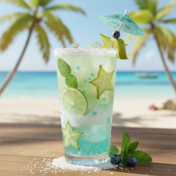 Tropical Lime Splash Mocktail recipe