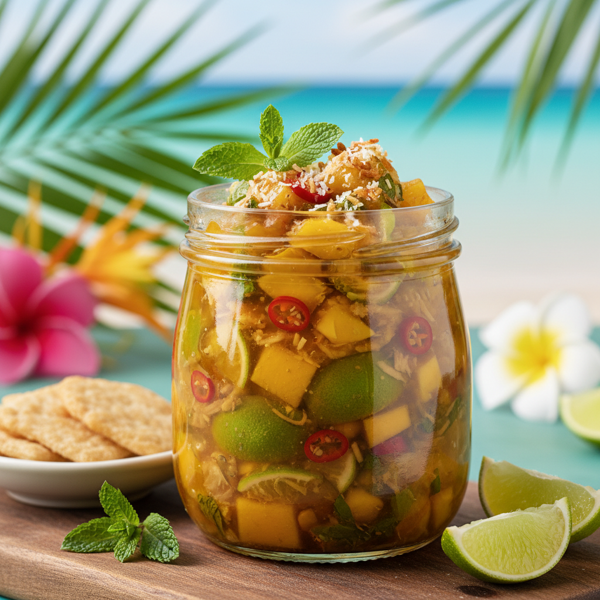 Tropical Lime & Ginger Chutney recipe