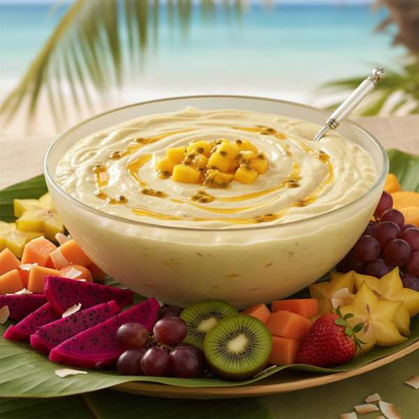 Tropical Liqueur Fruit Dip recipe