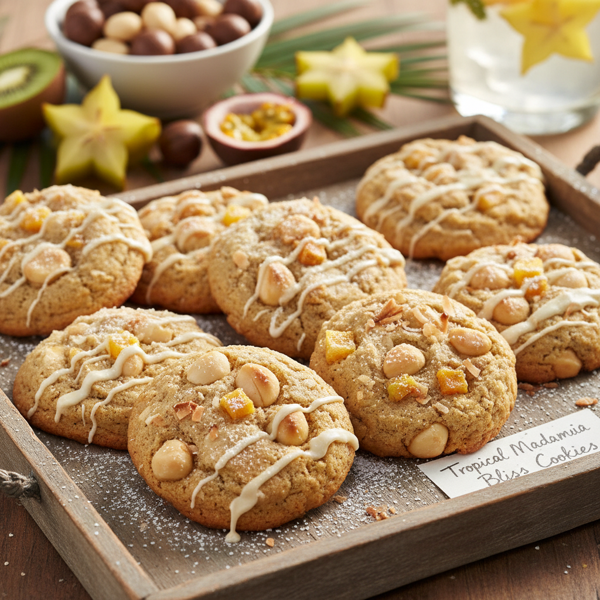 Tropical Macadamia Bliss Cookies recipe
