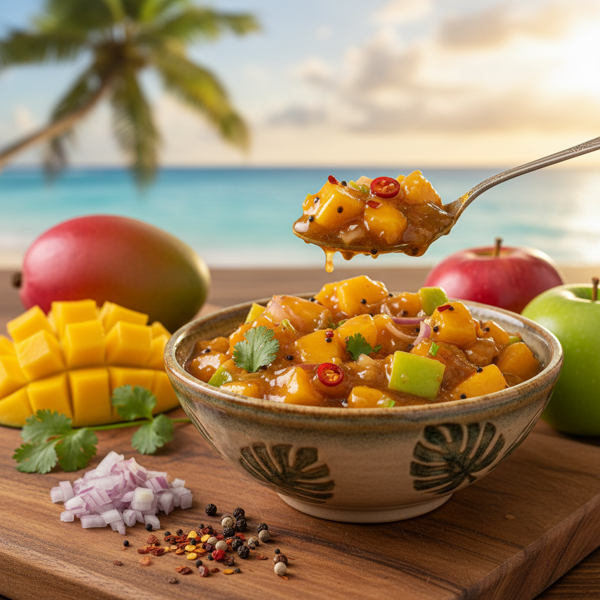 Tropical Mango-Apple Fusion Chutney recipe