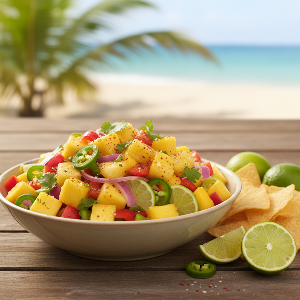 Tropical Mango-Pineapple Fiesta Salsa recipe