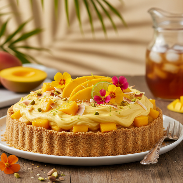 Tropical Mango Graham Cracker Crust recipe