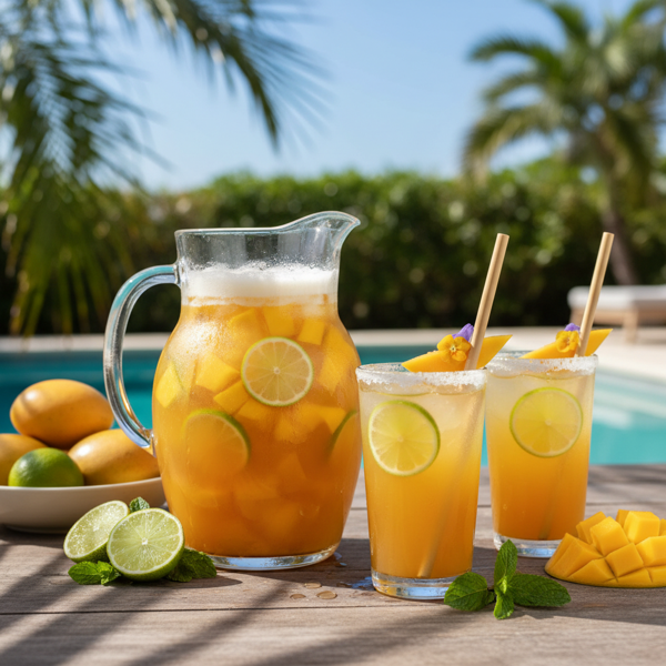 Tropical Mango Lime Refresher recipe