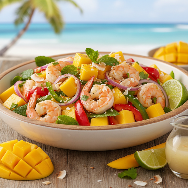 Tropical Mango Medley Salad recipe