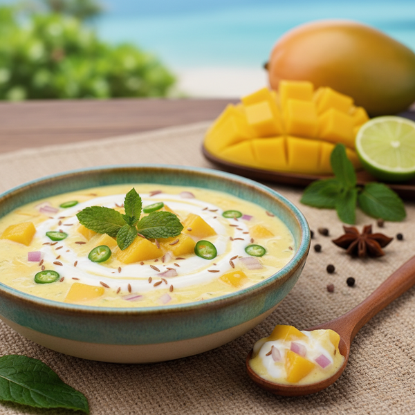 Tropical Mango Raita Delight recipe