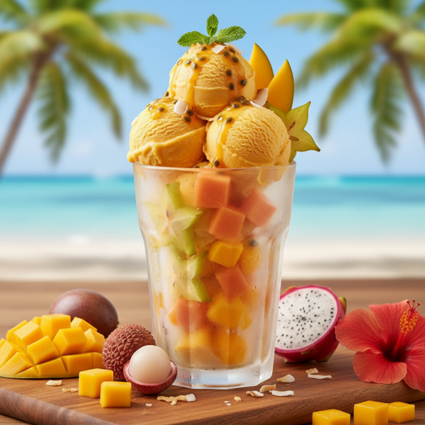 Tropical Mango Sorbet Delight recipe
