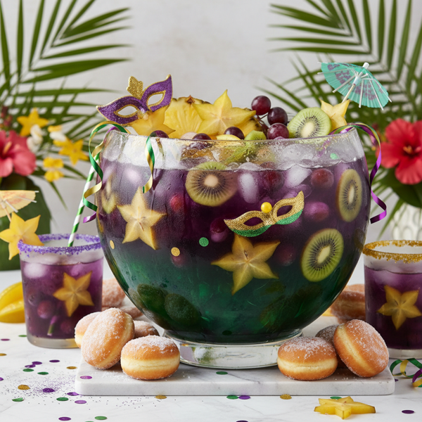 Tropical Mardi Gras Punch recipe