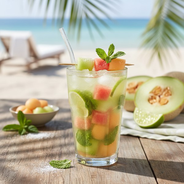 Tropical Mint Melon Chill recipe