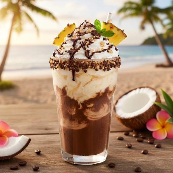 Tropical Mocha Iced Delight recipe
