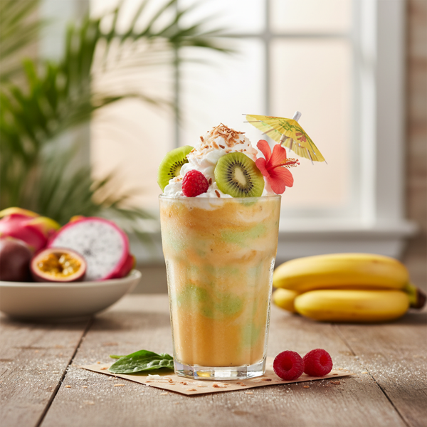 Tropical Morning Boost Shake recipe