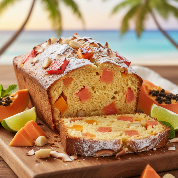 Tropical Papaya Delight Bread recipe
