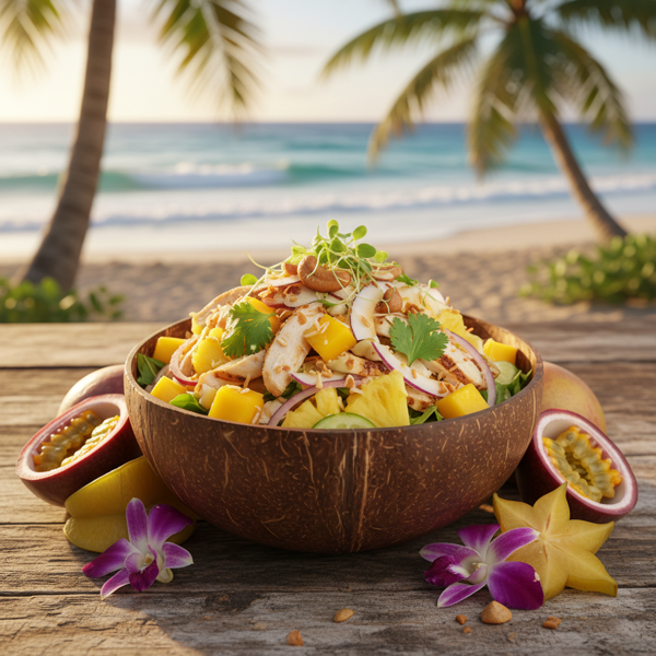 Tropical Paradise Chicken Salad recipe