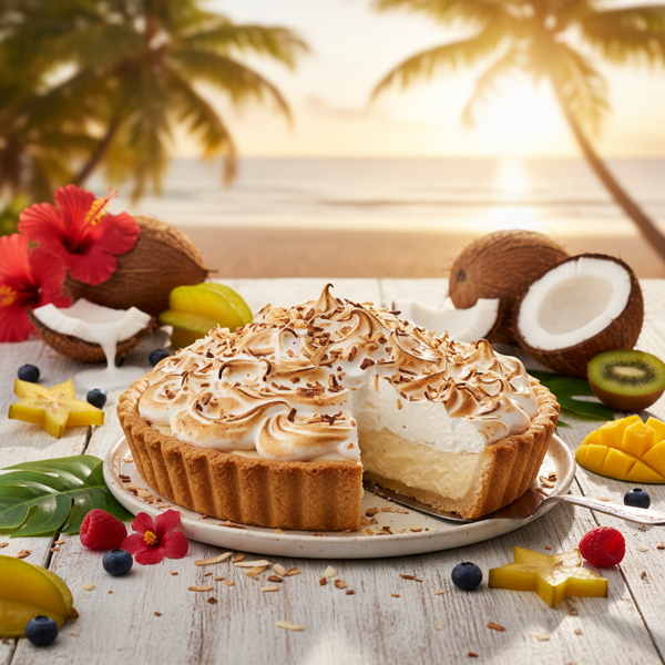 Tropical Paradise Coconut Cream Pie recipe