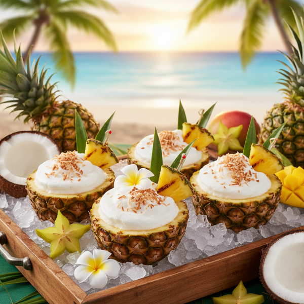 Tropical Paradise Coconut Pineapple Shots recipe