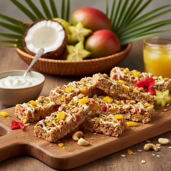 Tropical Paradise Granola Bars recipe