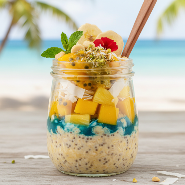 Tropical Paradise Overnight Oats recipe