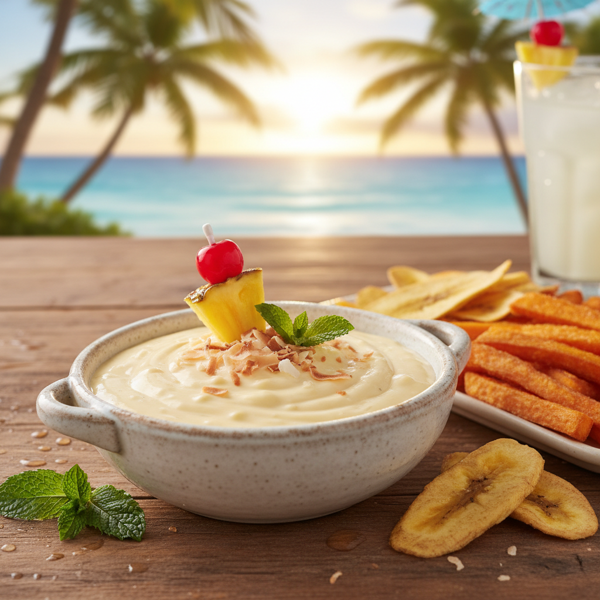 Tropical Paradise Pina Colada Dipping Sauce recipe