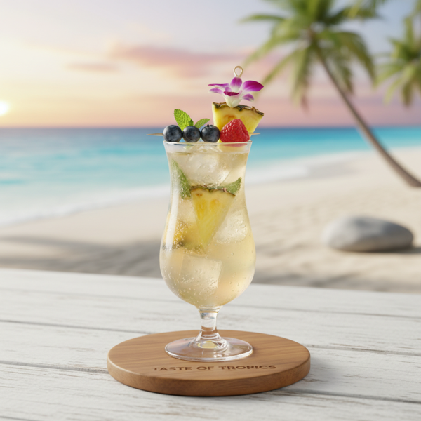 Tropical Paradise Pineapple Wine Cooler recipe