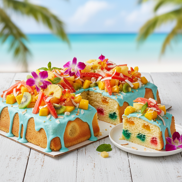 Tropical Paradise Poke Cake recipe