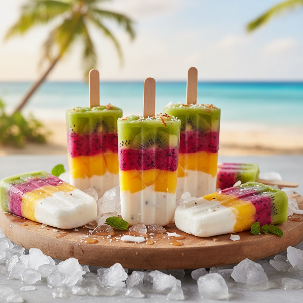 Tropical Paradise Popsicles recipe