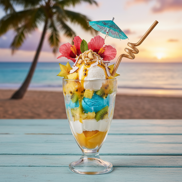 Tropical Paradise Sundae recipe