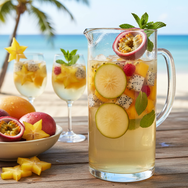 Tropical Passion White Sangria recipe