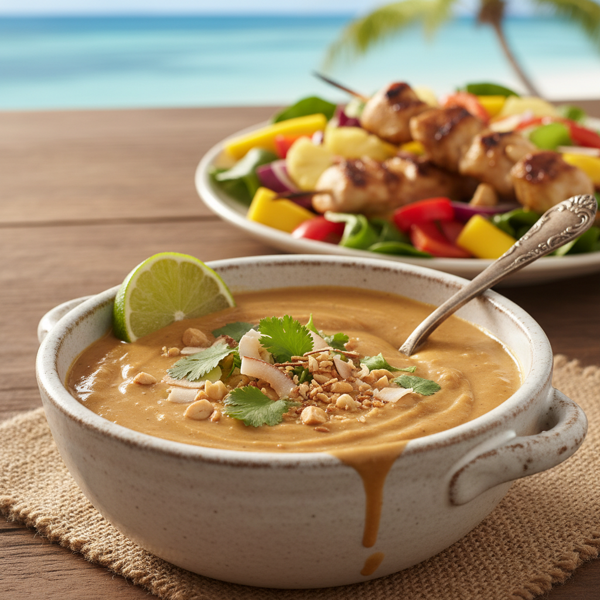 Tropical Peanut Dressing recipe