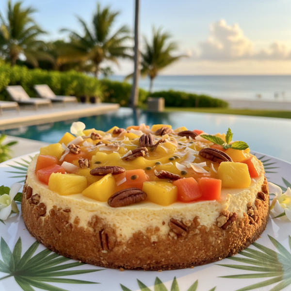 Tropical Pecan Cheese Delight recipe