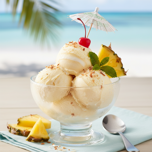 Tropical Pina Colada Sorbet recipe