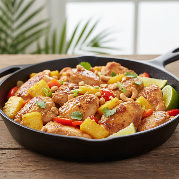 Tropical Pineapple Chicken Skillet recipe
