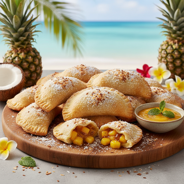 Tropical Pineapple Coconut Empanadas recipe