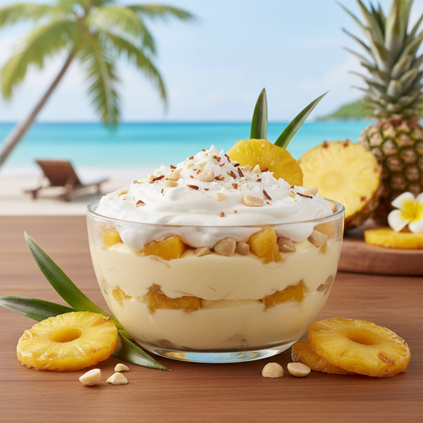 Tropical Pineapple Delight Pudding and Frosting recipe