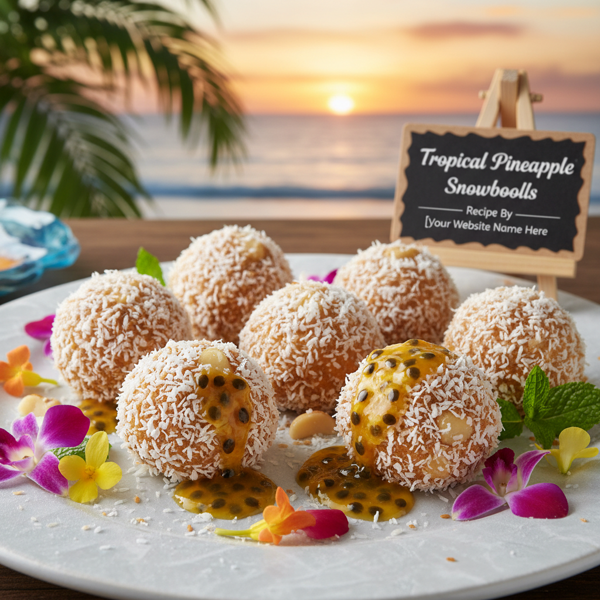 Tropical Pineapple Delight Snowballs recipe