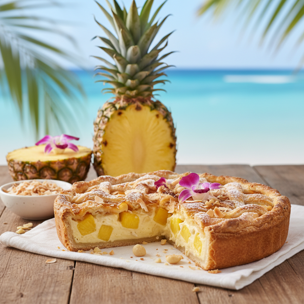 Tropical Pineapple Dream Pie recipe