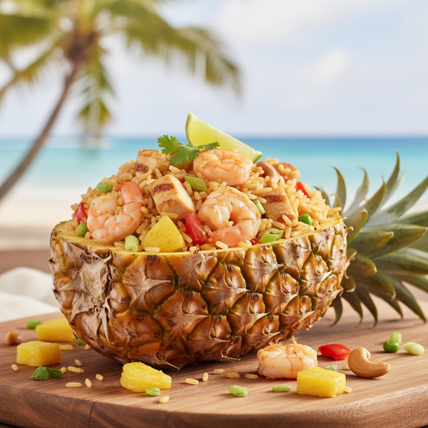 Tropical Pineapple Fried Rice recipe