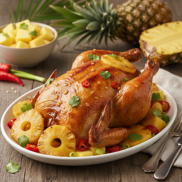 Tropical Pineapple Glazed Chicken recipe