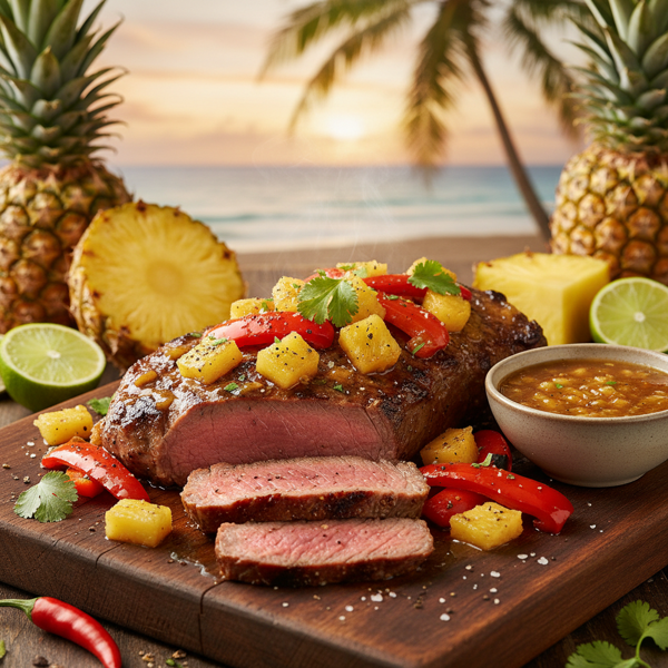 Tropical Pineapple Steak Marinade recipe