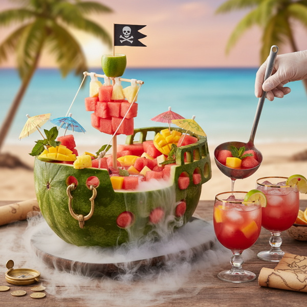 Tropical Pirate Watermelon Punch recipe