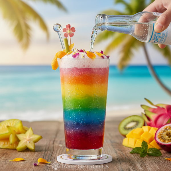 Tropical Rainbow Fizz recipe